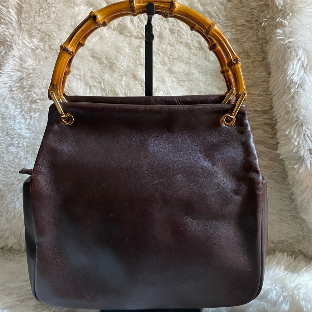 Authentic Vintage Gucci Bamboo Handbag